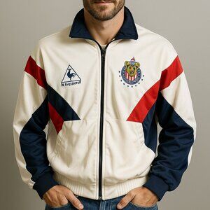 Le Coq Sportif Chivas Retro Track Jacket - Size 42 (L)